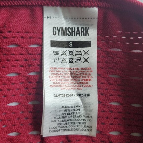 Gymshark Energy Seamless Loose Vest in Beet Size Small - Picture 7 of 10